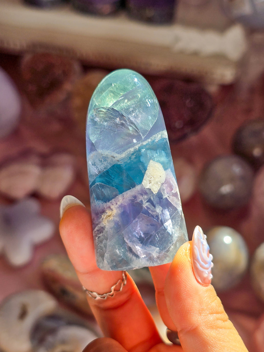 Small Rainbow Fluorite Freeform 02