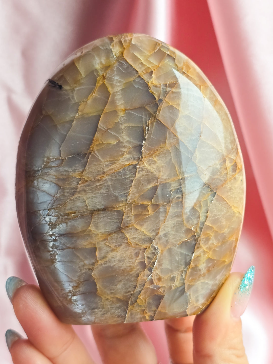 HQ Peach Moonstone Freeform B