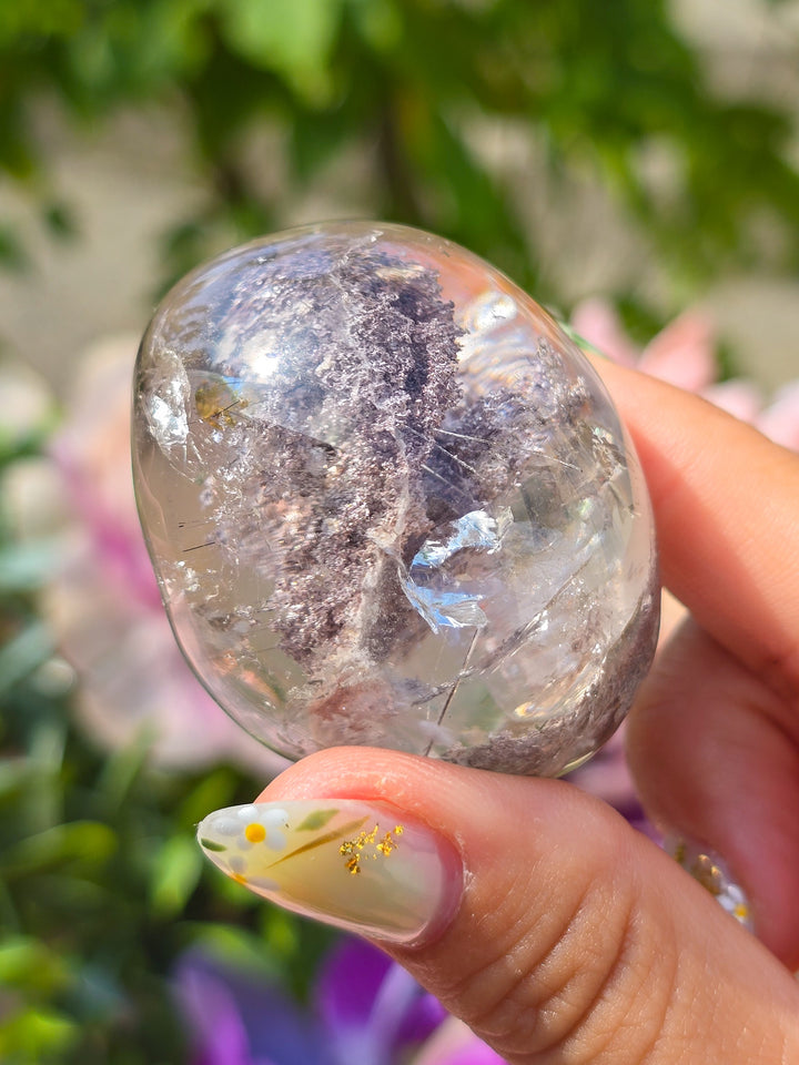 Garden Quartz Lens With Rutile A