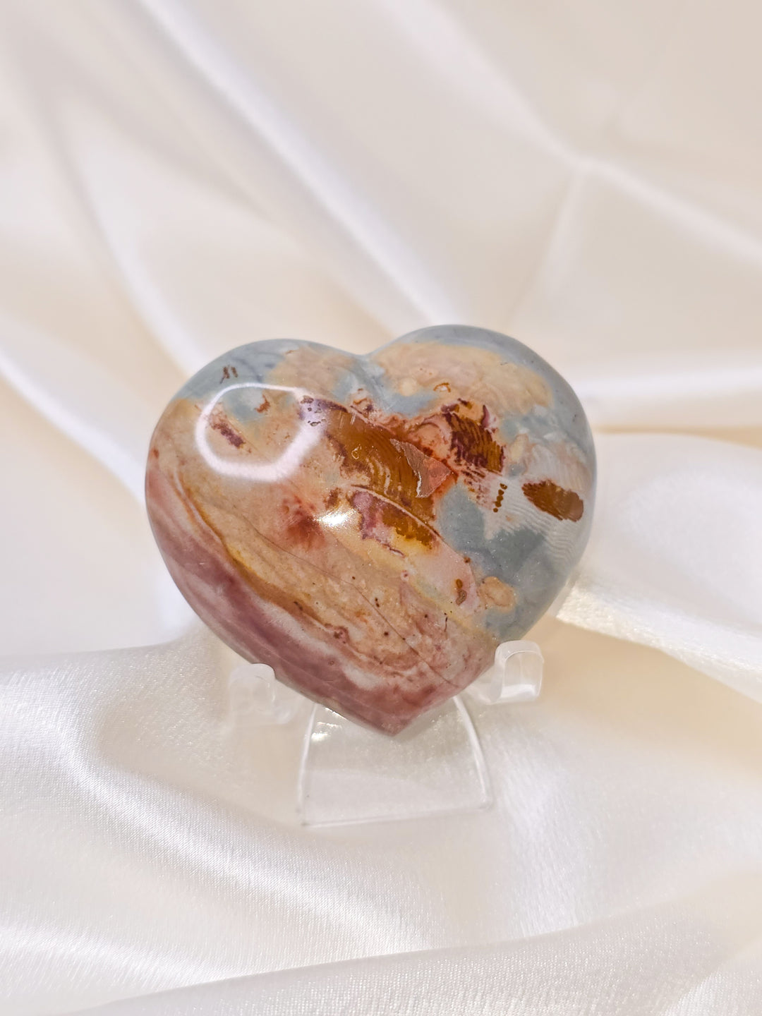 Rainbow Polychrome Puffy Hearts