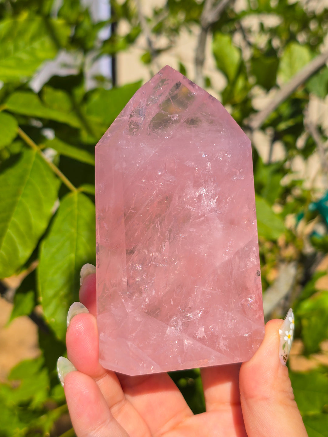 HQ Brazillian Rose Quartz Tower T3