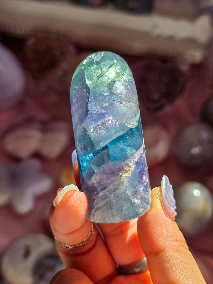 Small Rainbow Fluorite Freeform 02