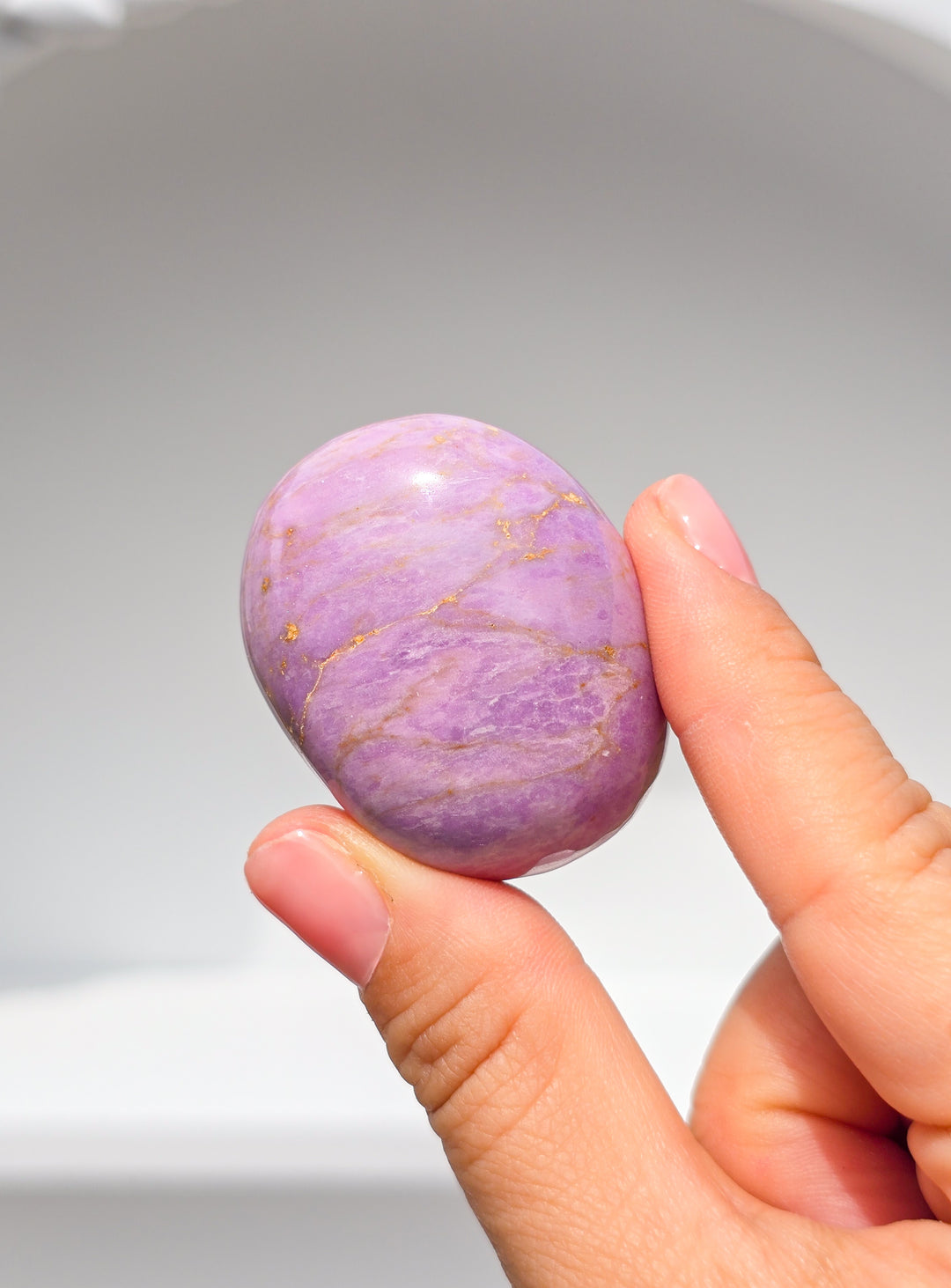 Sparkly Peruvian Phosphosiderite Tumbles