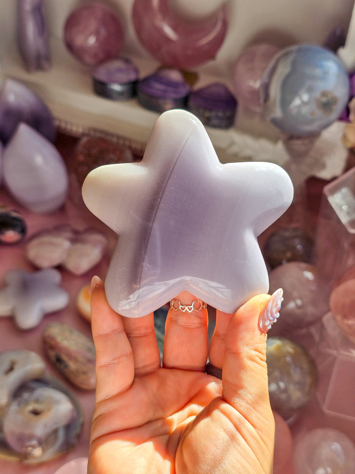 Lavender Fluorite Shooting Star