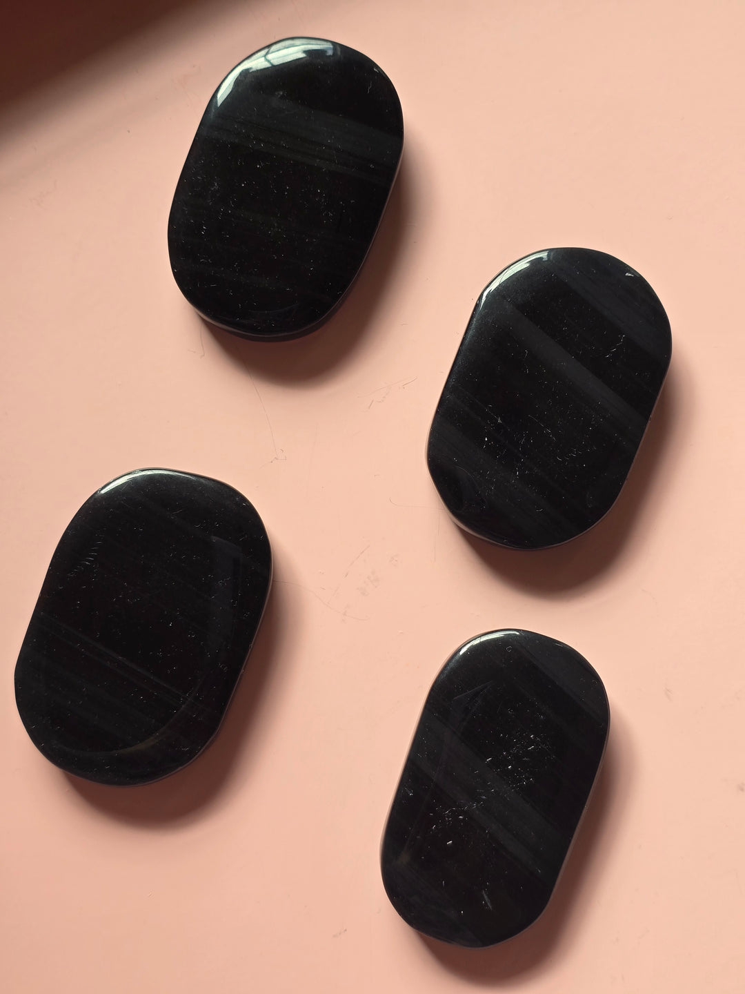 Midnight Lace Obsidian Palmstone