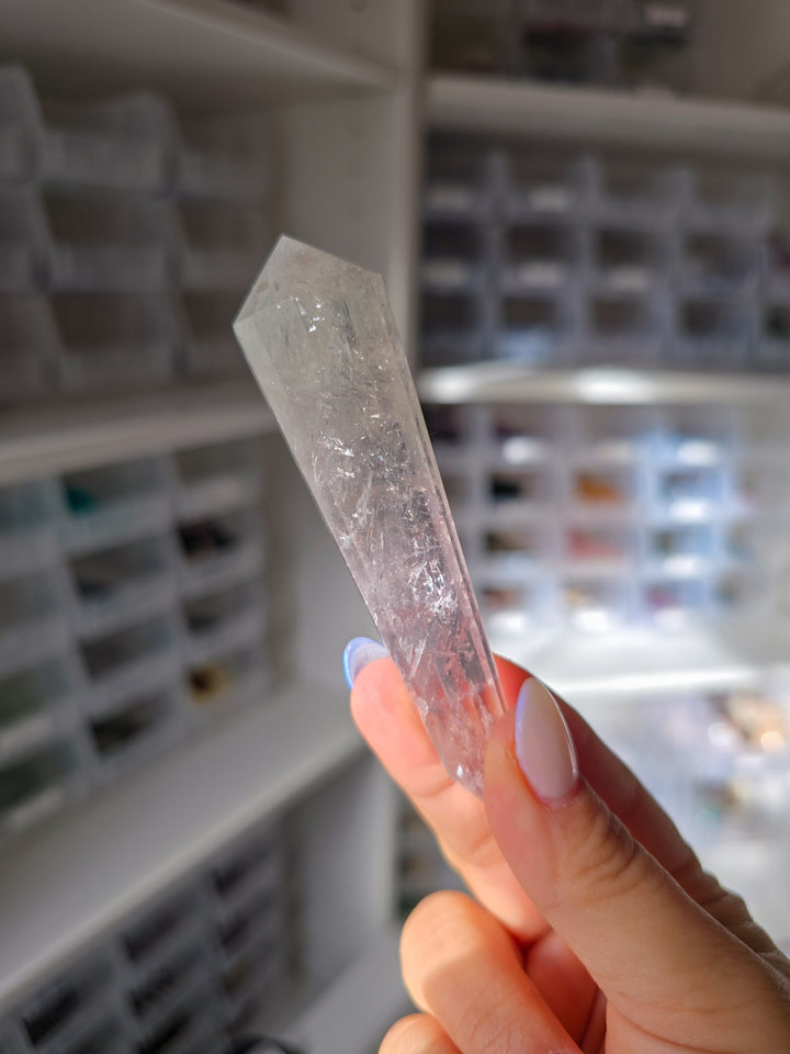 Bi-Colored Prasiolite DT from Brazil