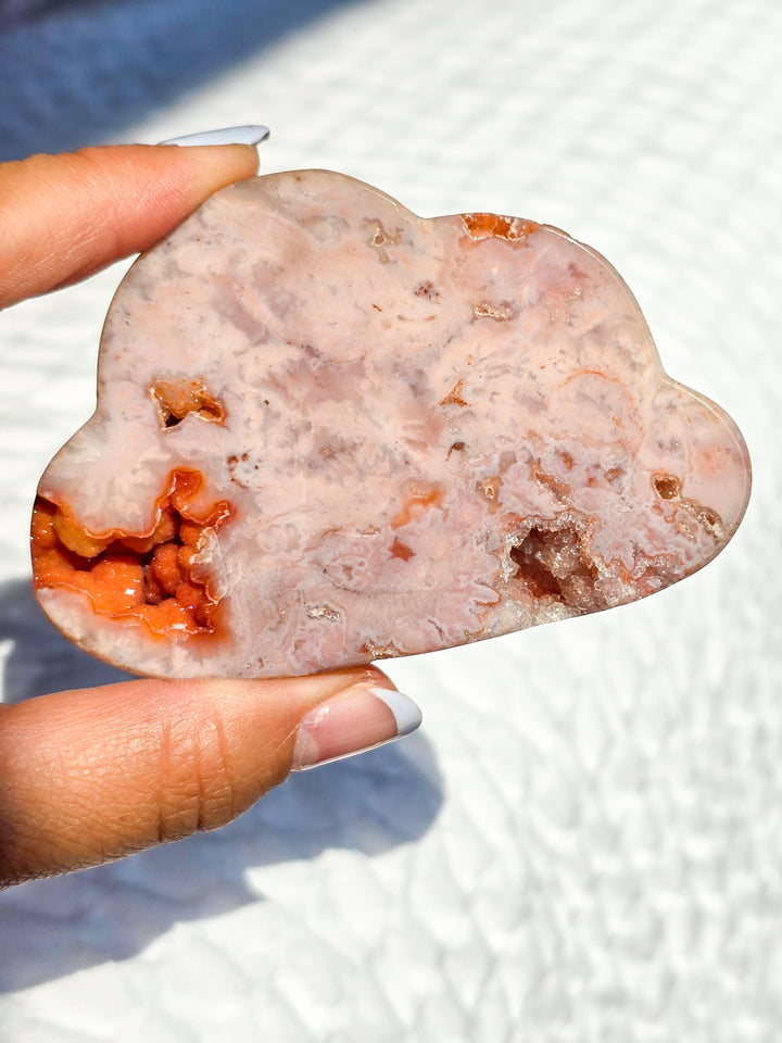 Pink Carnelian Clouds