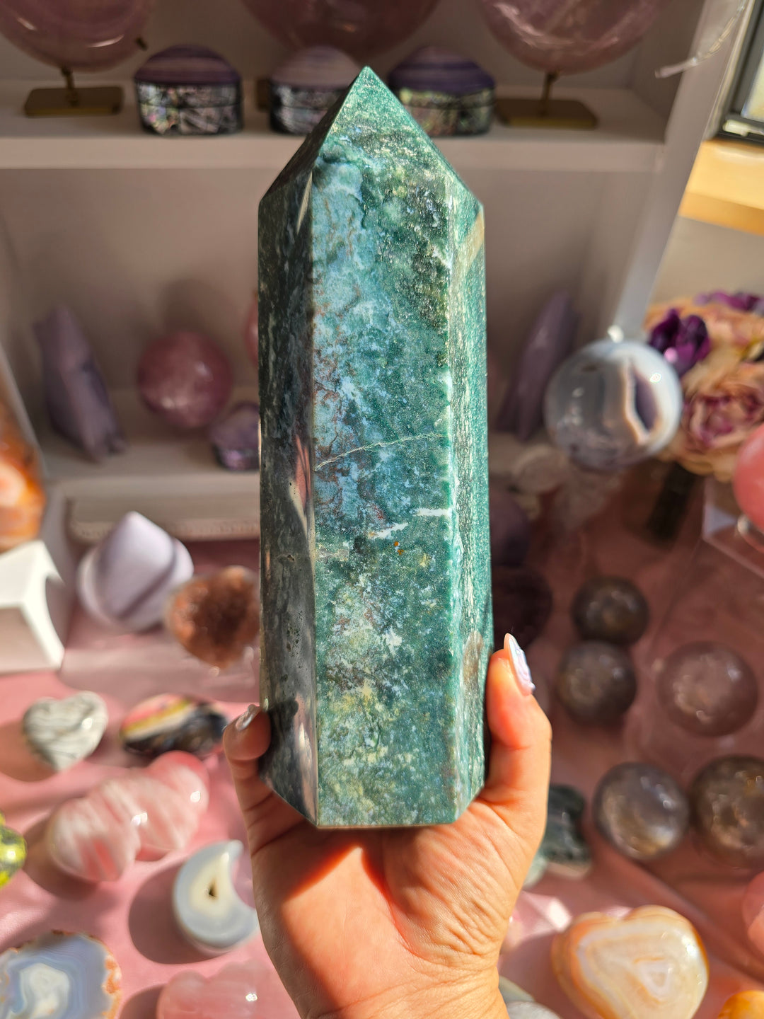 Nebula Blue Sea Jasper Tower 01