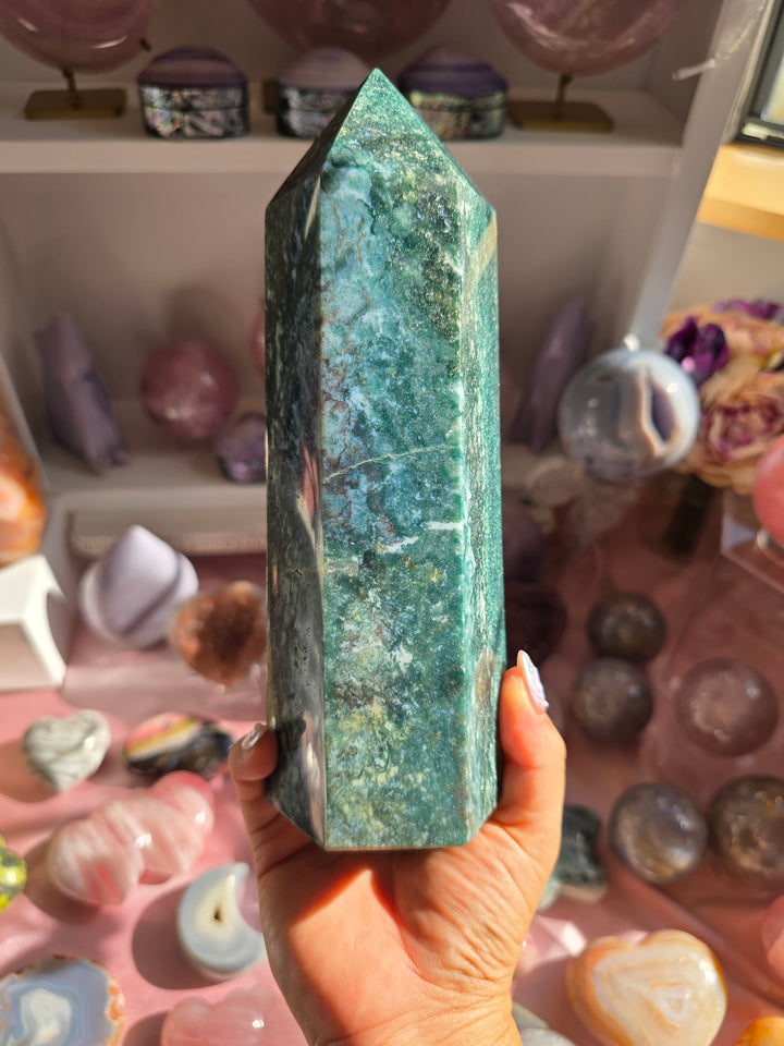 Nebula Blue Sea Jasper Tower 01