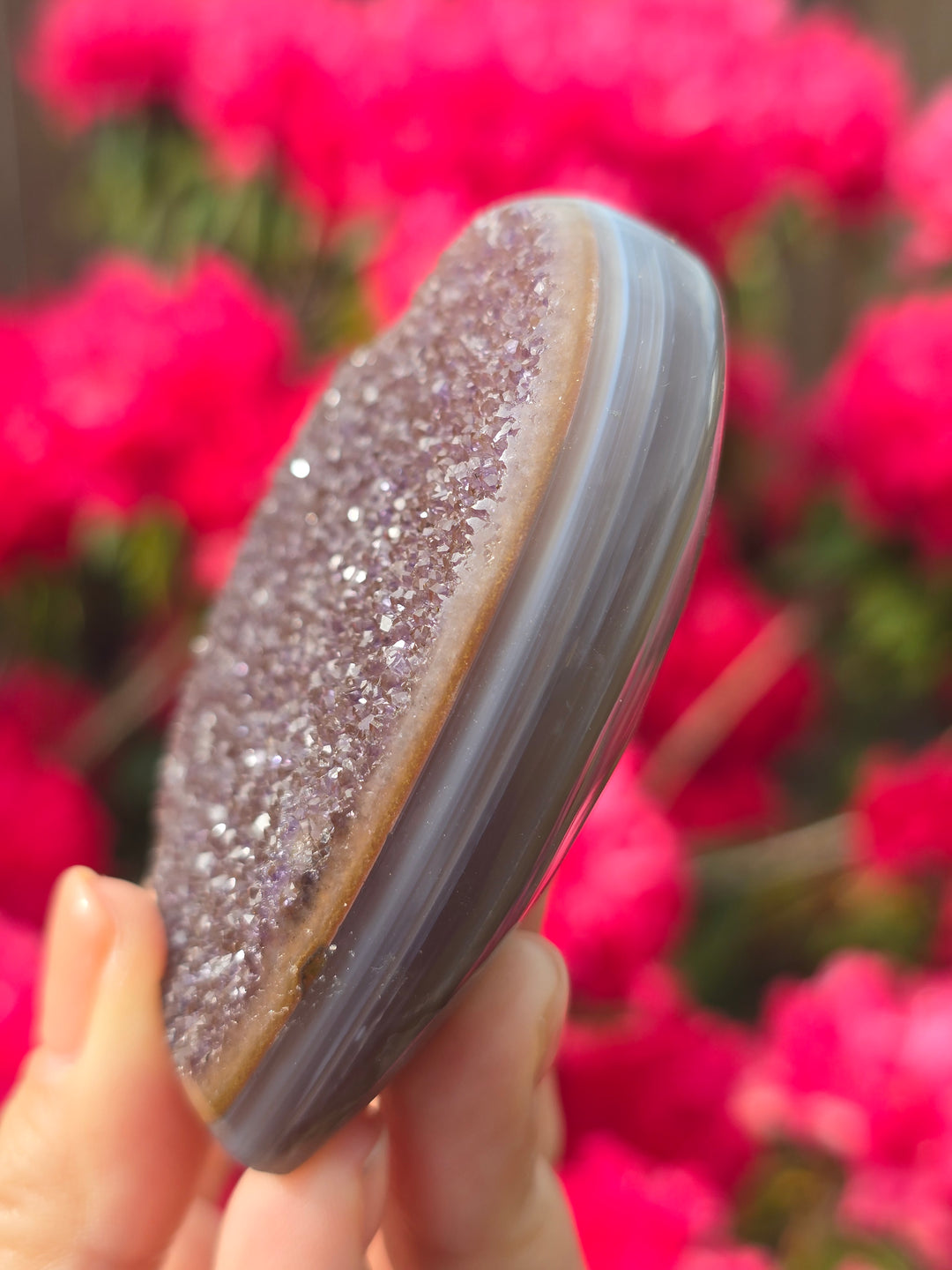 You Pick, Druzy Amethyst Heart