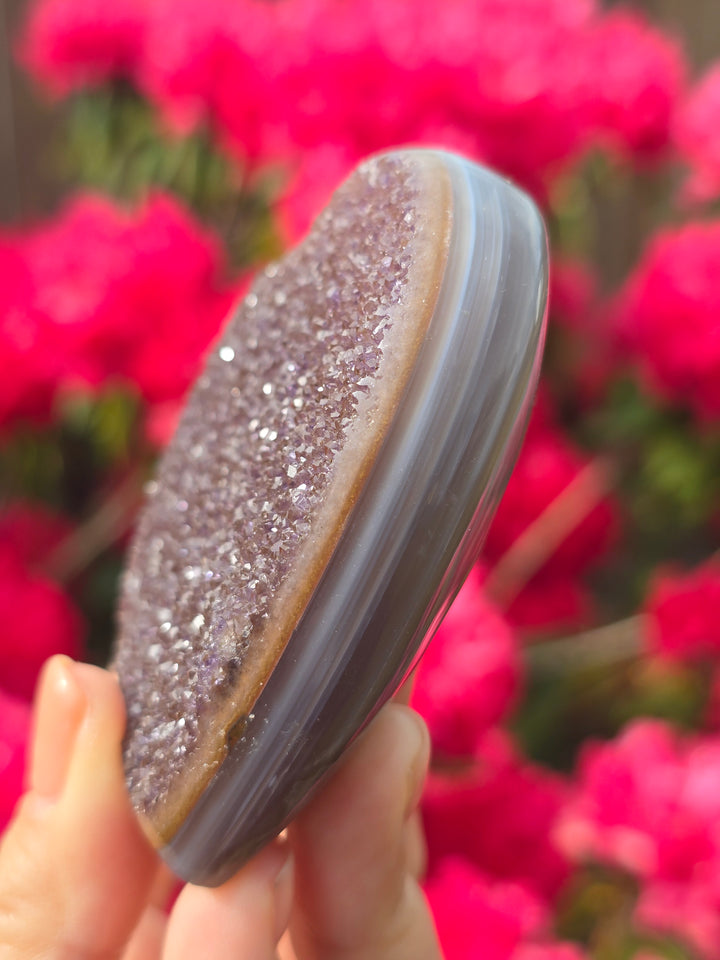 You Pick, Druzy Amethyst Heart