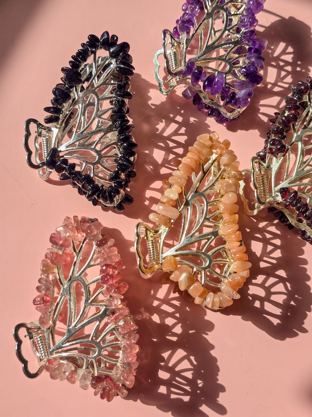 Crystal Butterfly Hair Claw