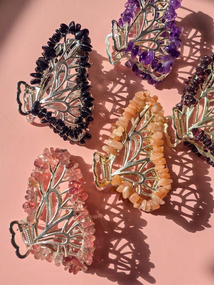 Crystal Butterfly Hair Claw
