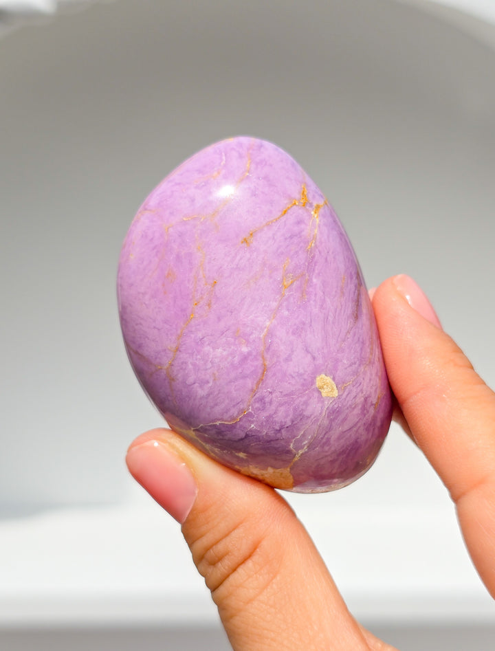 Sparkly Peruvian Phosphosiderite Tumbles