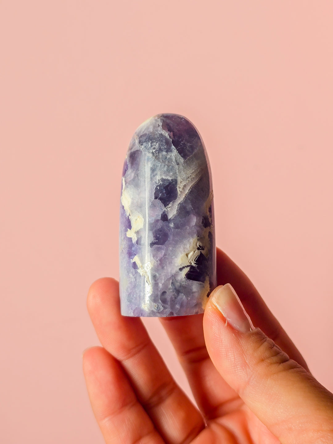 Opalized Small Rainbow Fluorite Freeform 04