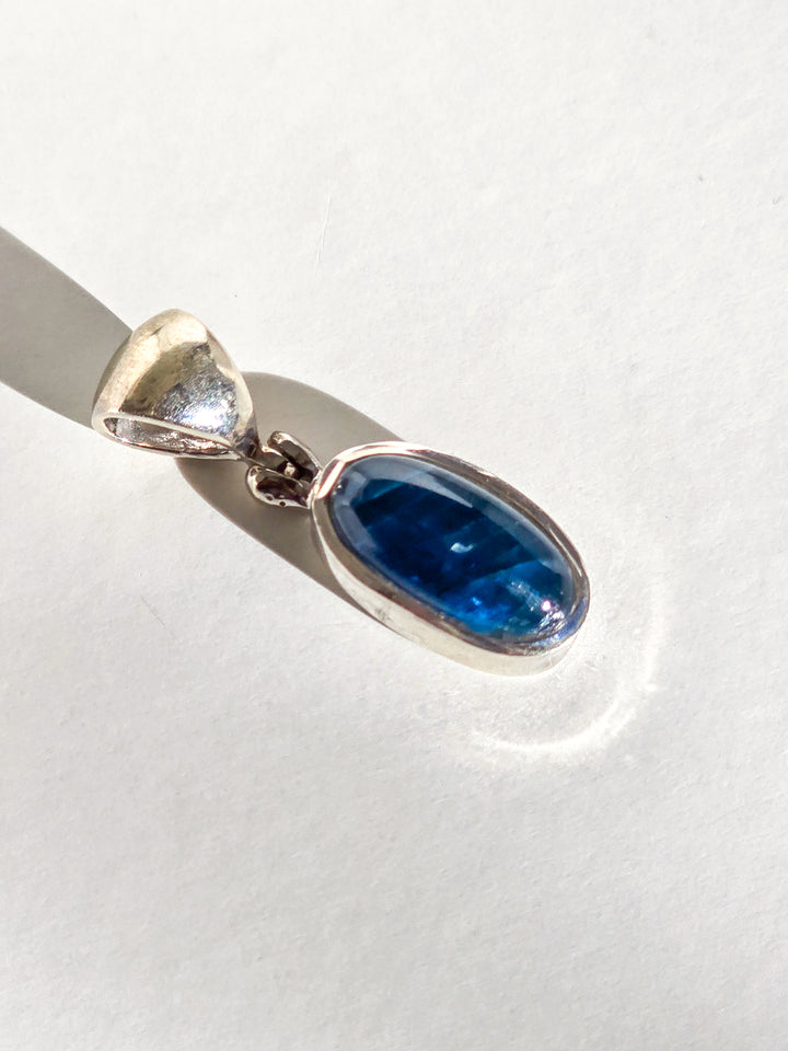 Blue Kyanite Oval Pendant