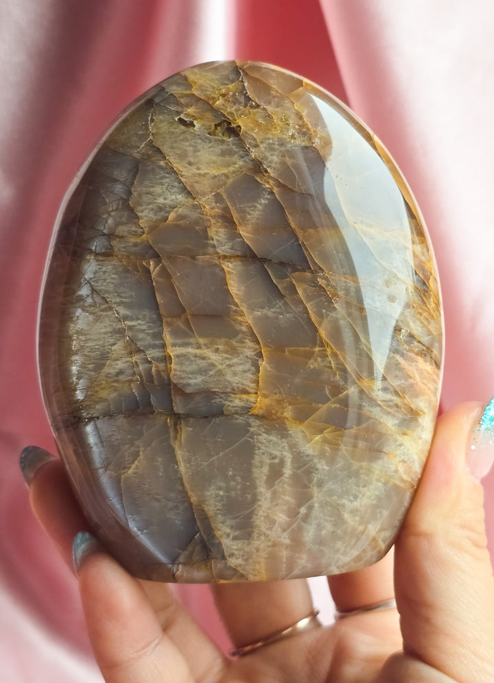 HQ Peach Moonstone Freeform B