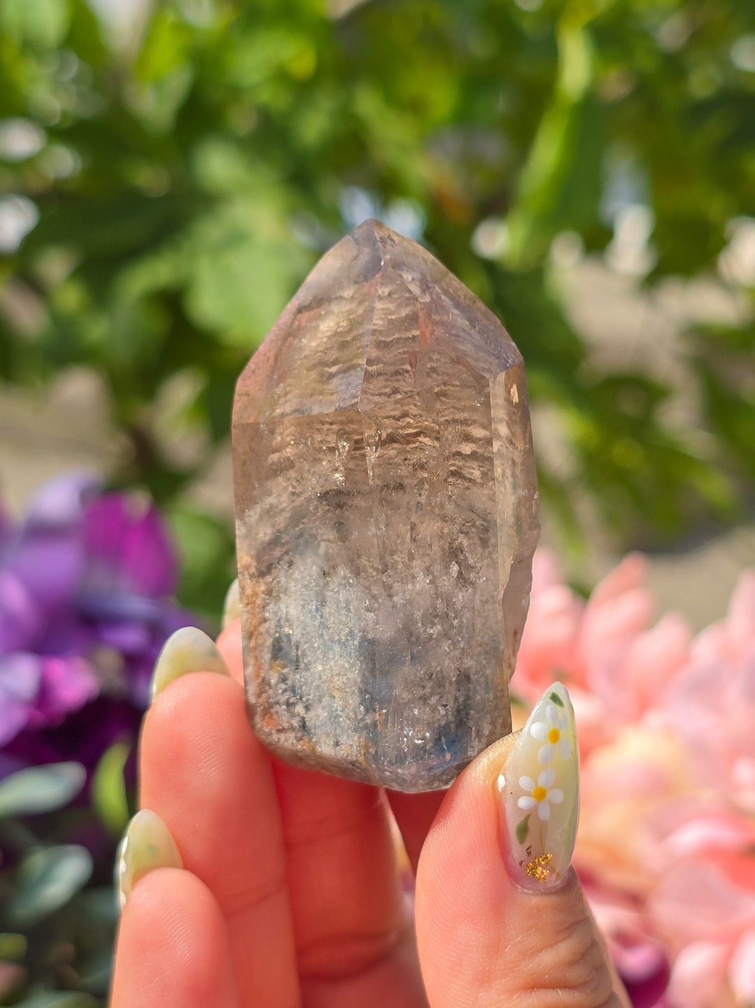 Smokey Blue Tera &amp; Thousand Layer Quartz E