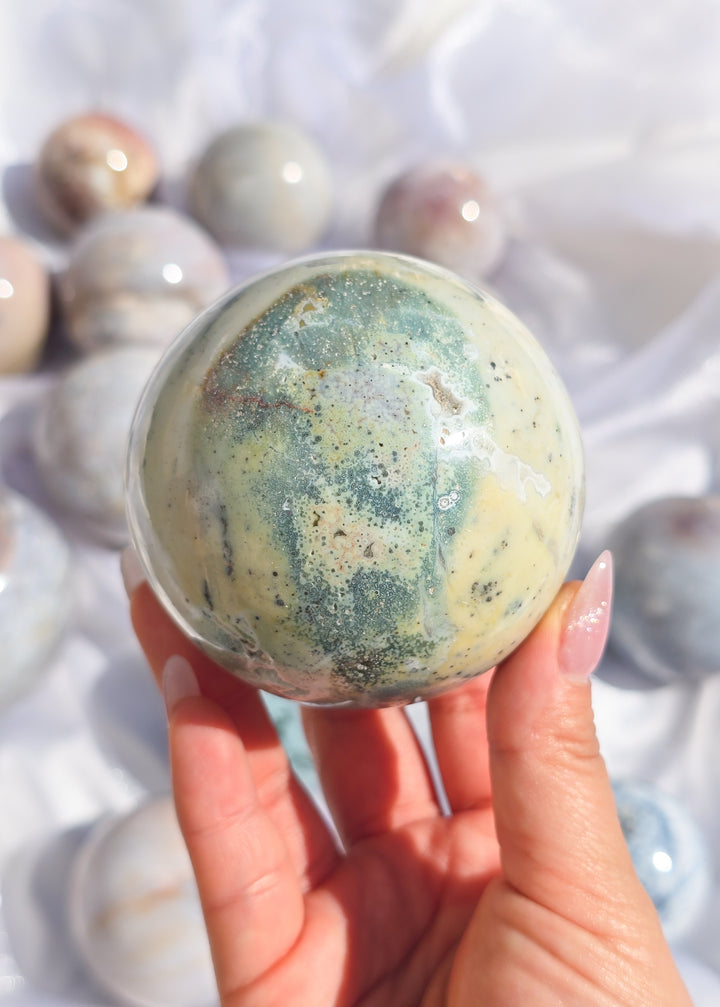 Sea Jasper Sphere C