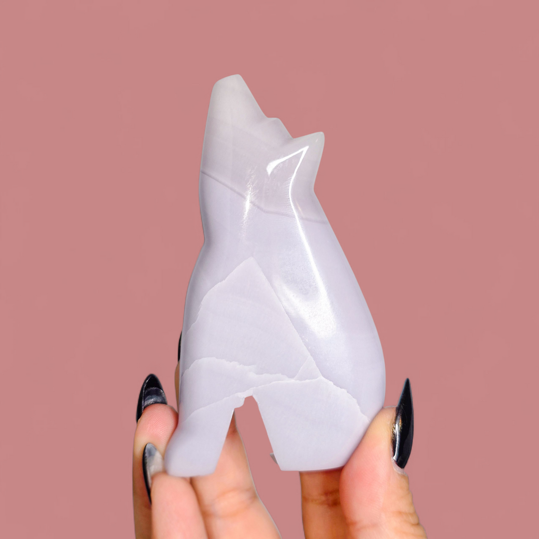 Lavender Fluorite Wolf A
