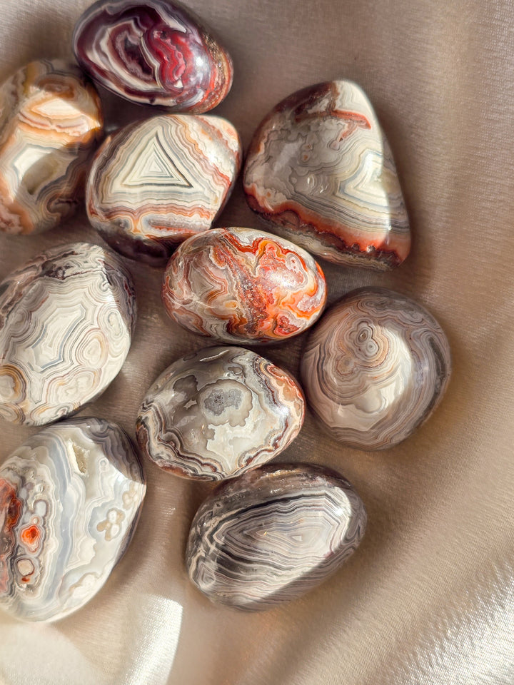 Large Mexican Crazy Lace Agate Tumbles
