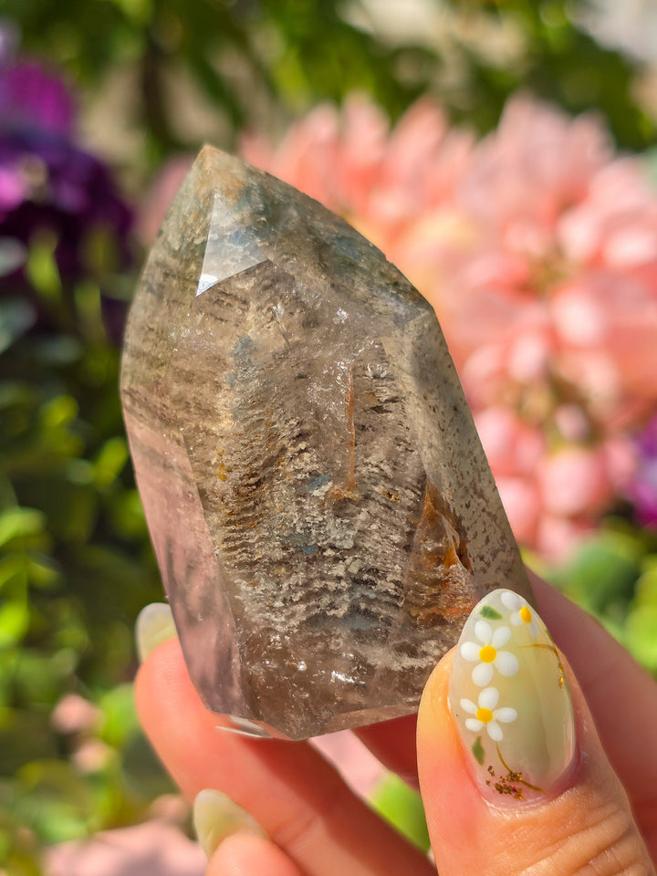 Smokey Blue Tera &amp; Thousand Layer Quartz D