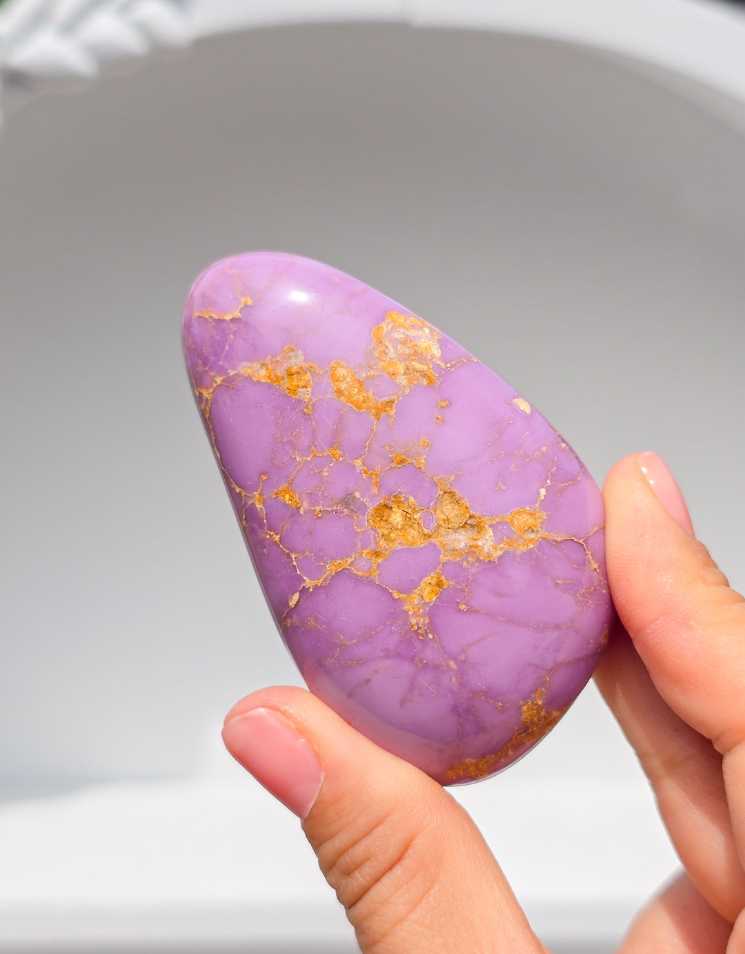 Sparkly Peruvian Phosphosiderite Tumbles
