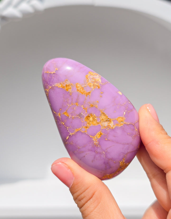 Sparkly Peruvian Phosphosiderite Tumbles