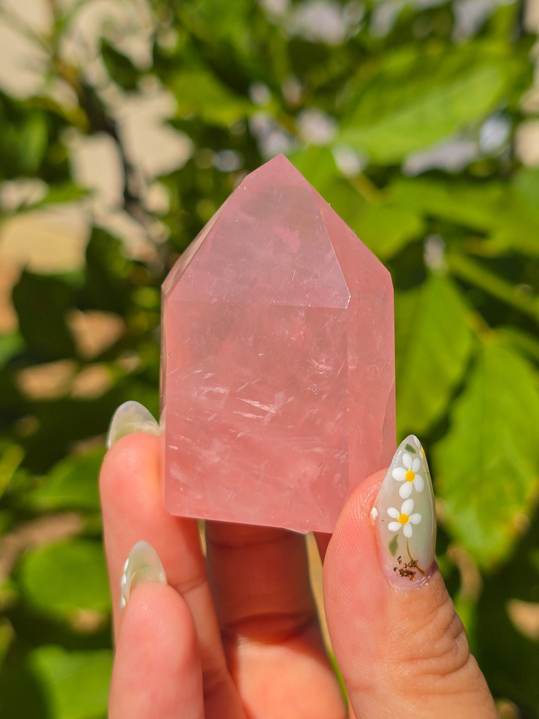 HQ Brazillian Rose Quartz Tower T18