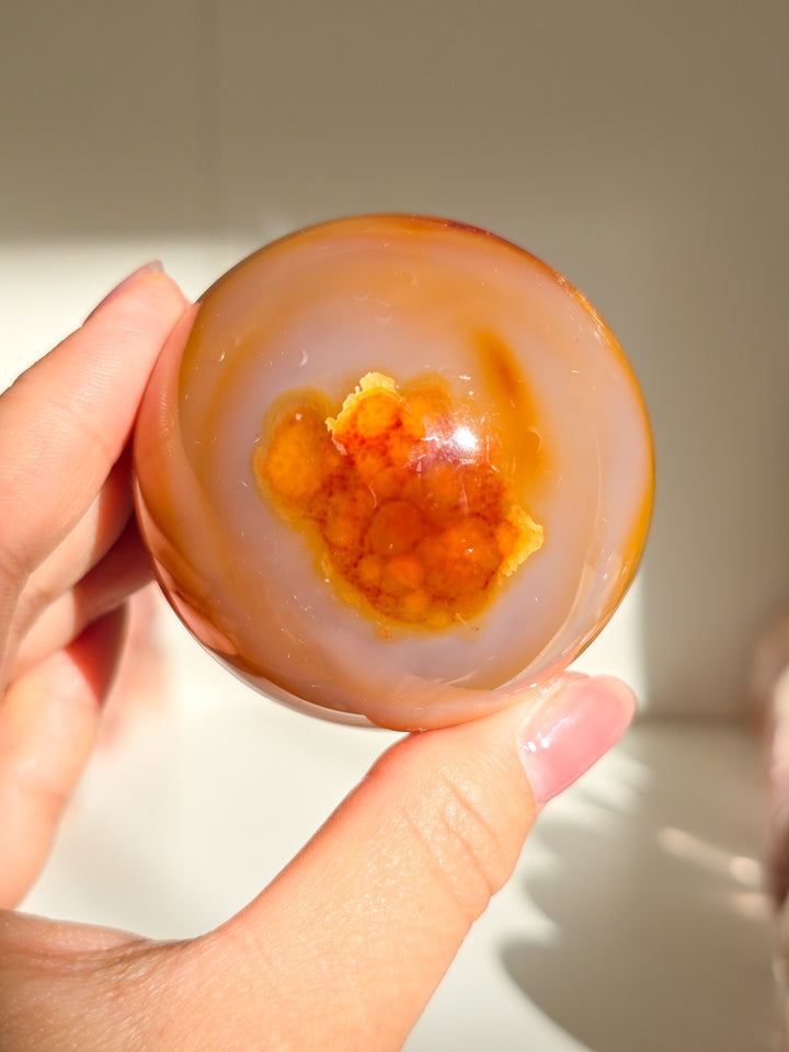 Creamy Carnelian Sphere C