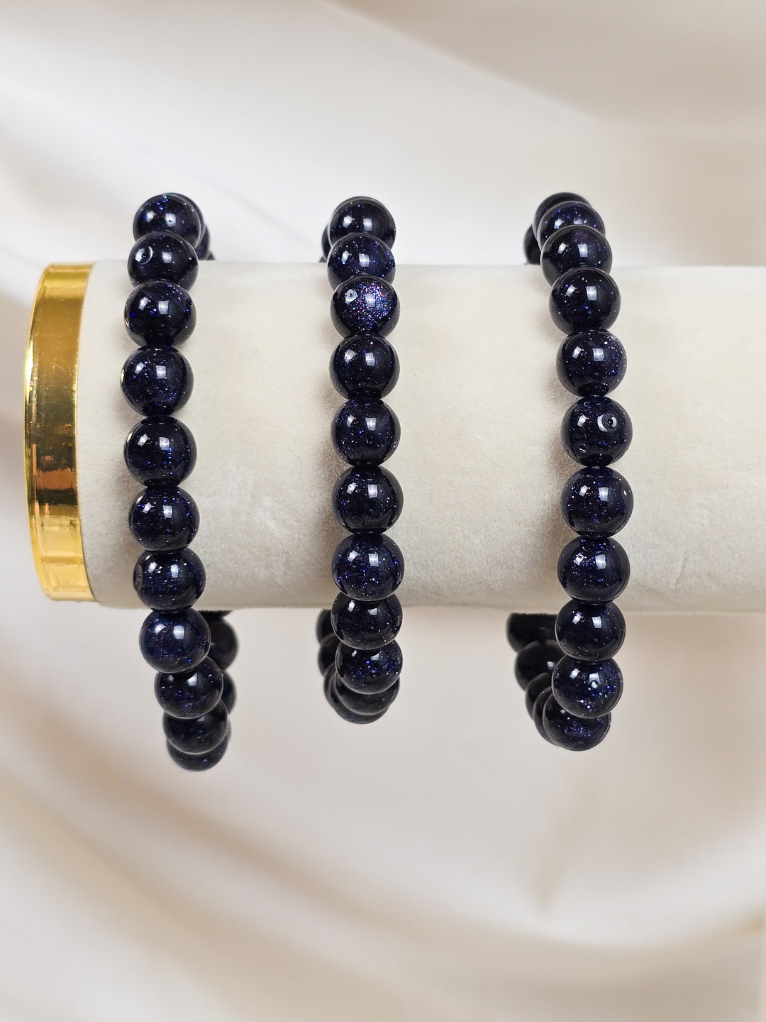 Blue Sandstone 8mm Bracelet